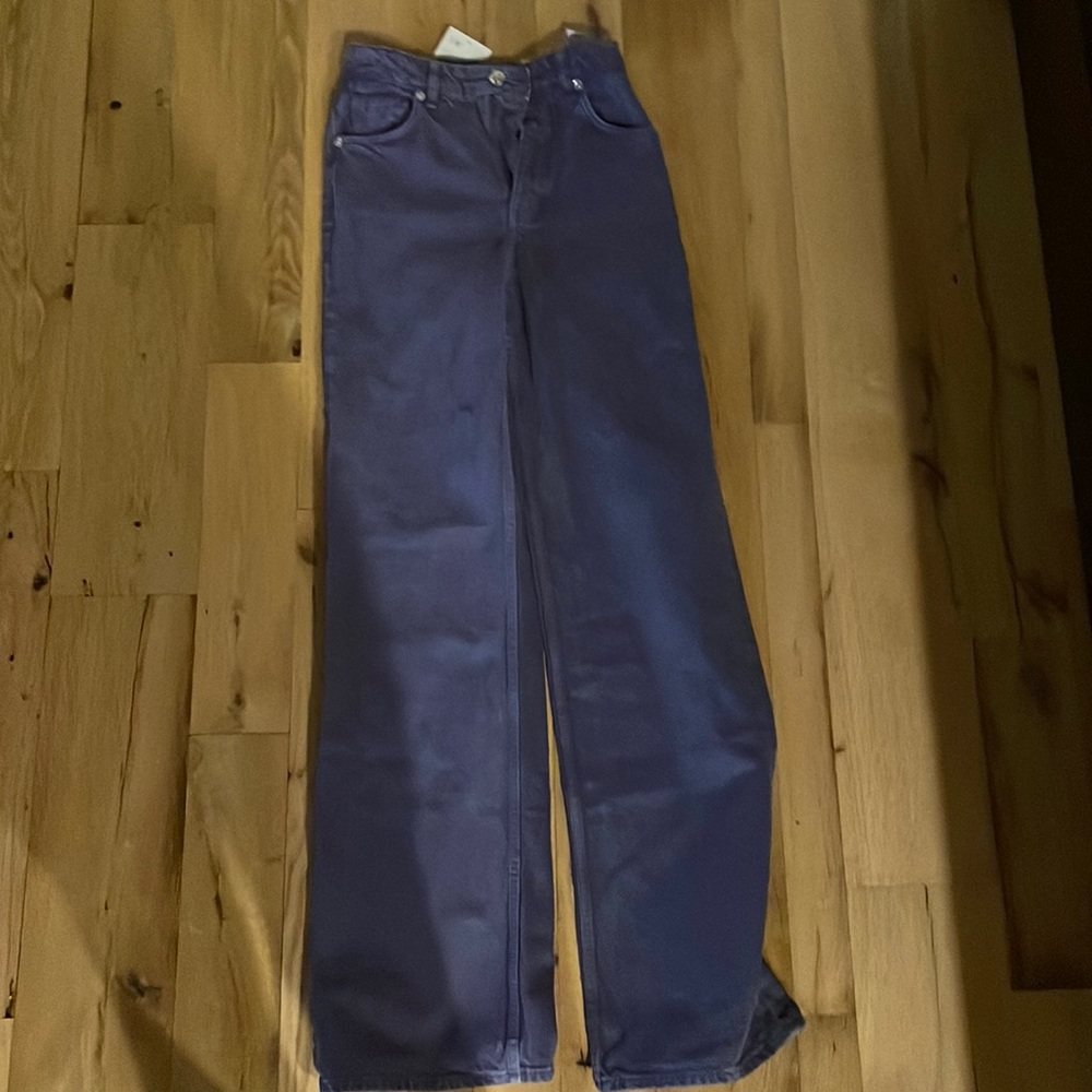 Zara purple jeans ( wide leg)
